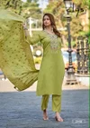 Nooria by Clysi Roman Simmer Kurti Bottom With Dupatta
